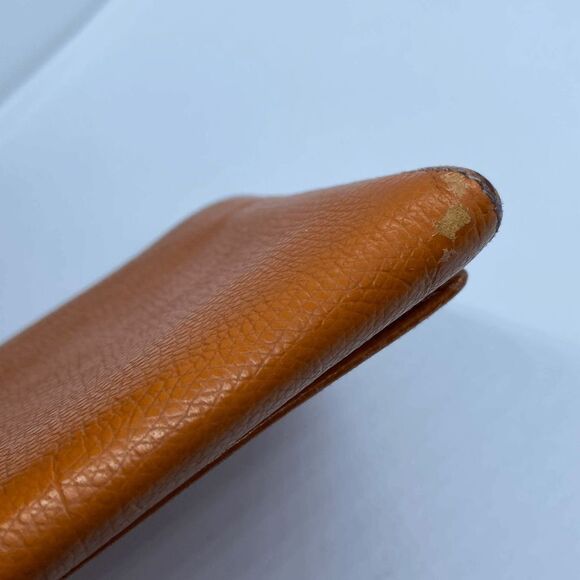 Authentic Loewe Orange Leather Long Designer Wallet / Clutch - Picture 13 of 14